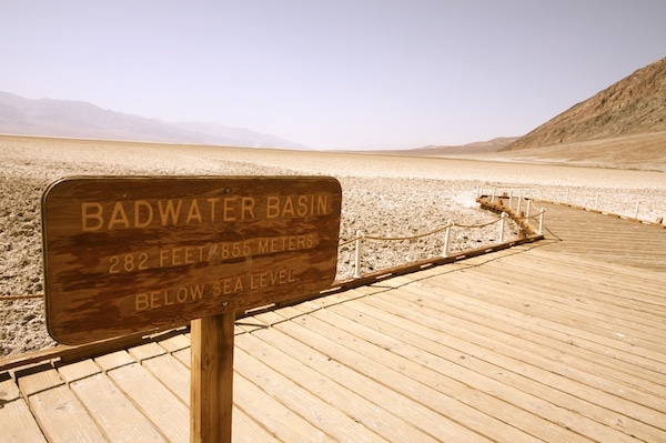 Badwater in Summer
