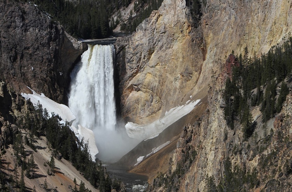 Lower Falls of the Yellowstone River: one of the best sights in Yellowstone